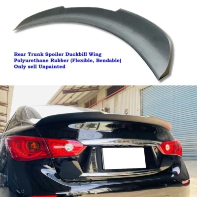 Flat Black 255YC Rear Duckbill Trunk Spoiler Wing Fits 2005~2008 Acura RL Sedan - Image 1 of 4