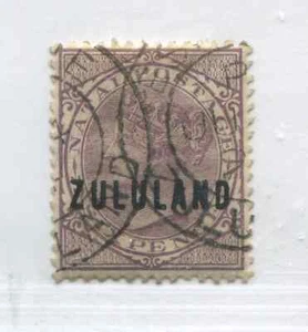Zululand QV 1894 6d usado - Imagen 1 de 1
