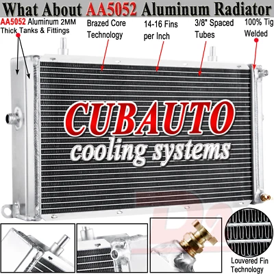 Radiador de aluminio de 3 filas para Jaguar XK8 XJ8 XJR XKR MT 1998-2003 1999 Foto 1 de 4