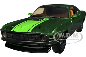 1970 Ford Mustang Mach 1 428 GRÜN METALLIC 1/24 DRUCKGUSSMODELL VON M2 40300-100 A - Bild 1 von 6