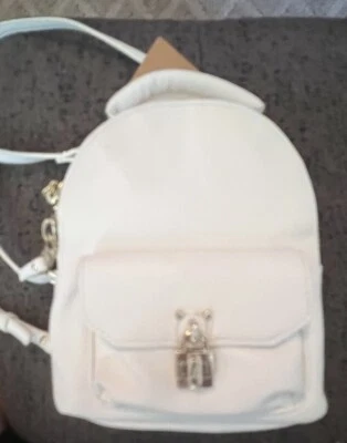 Steve Madden Bjake Mini White Backpack NWT 8x7” New With Tags - Image 1 of 4