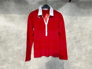 PUMA Rugby Damen Langarm Polo-Shirt rot Größe XS oder S - Bild 1 von 2