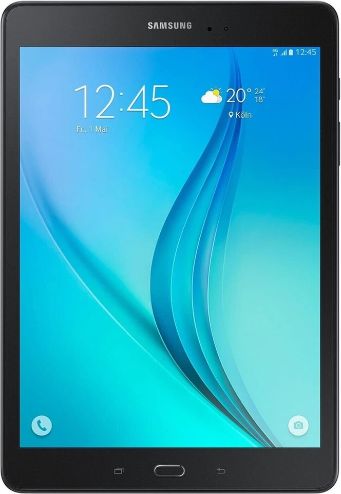 Samsung Galaxy Tab A 9.7 16GB SM-T555 WiFi Bluetooth Black AndroidTablet Grade A - Image 1 of 4