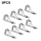 Securely Fasten Your Tablecloth with Stainless Steel Clamps 8 Pcs Pack