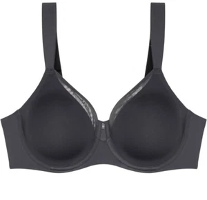 Sujetador minimizador Triumph para mujer UK 40E True Shape Sensation Plunge High Apex negro - Imagen 1 de 11