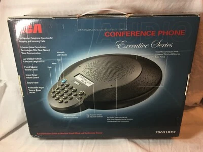 RCA Executive Series Conference Phone 25001RE2  Noise Cancellation 3 Mics — 第 1/4 张图片