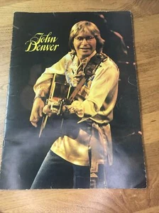 John Denver 1977-78 Konzert Tour Programm Buch Ich will leben - Bild 1 von 9
