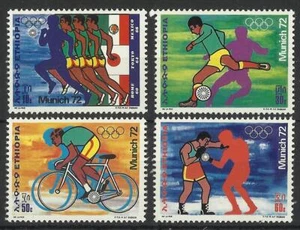 ETHIOPIA 1972 OLYMPIC GAMES SET MINT - Picture 1 of 1