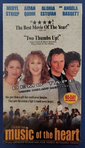 Music Of The Heart VHS Screener - Demo - Promo - NEW & SEALED - Picture 1 of 2