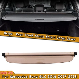 1x Trunk Shade Beige Rear Security Cargo Cover for Mercedes Benz GLC 2015-2022 - Picture 1 of 3