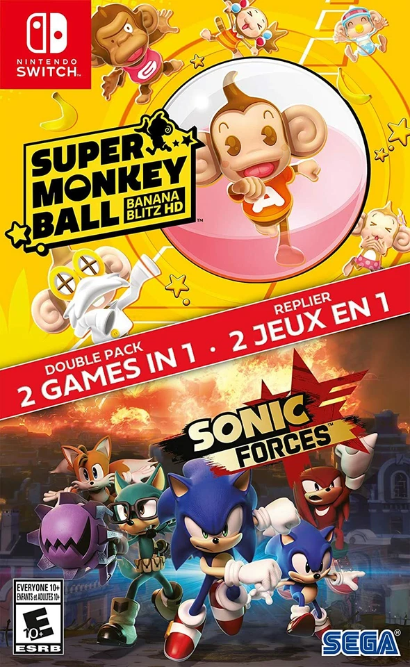 Sonic Forces + Super Monkey Ball: Banana Blitz HD Double Pack - Nintendo Switch Foto 1 de 1