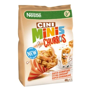 NEW NESTLE CINI MINIS CHURROS - 400G - CINNAMON BREAKFAST CEREAL - SUPER CRUNCHY - Picture 1 of 1