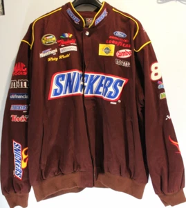 JH Design Ricky Rudd Marrón Snickers Sarga Algodón Uniforme Chaqueta a Presión Completa Talla 3XL - Imagen 1 de 7