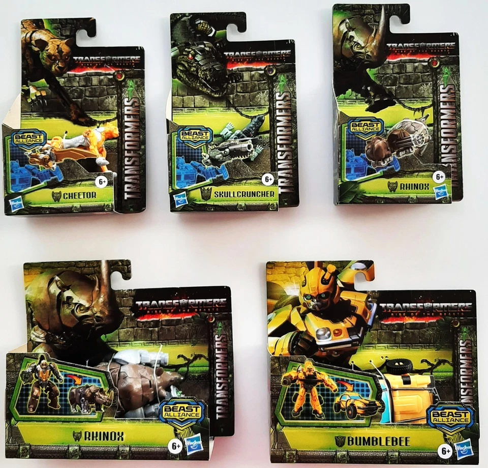 TRANSFORMERS BEAST ALLIANCE Hasbro SKULLCRUNCHER CHEETOR RHINOX BUMBLEBEE Figur - Bild 1 von 1