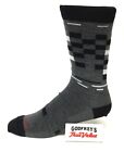USA Darn Tough 6020 Gray Derby Merino Wool Mens Crew Light Lifestyle Sock Soft