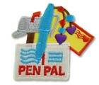 Girl Boy Cub PEN PALS Writing Letters Pal Fun Patches Badges SCOUTS GUIDE mail