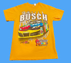 vintage 2012 T-SHIRT homme NASCAR Kyle Busch M&M's RACING Joe Gibbs taille Med.