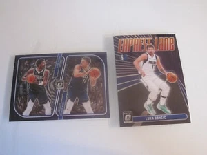 LUKA DONCIC 2023-24 OPTIC OPTICAL ILLUSIONS PURP + EXPRESS LANE DALLAS MAVERICKS - Imagen 1 de 2