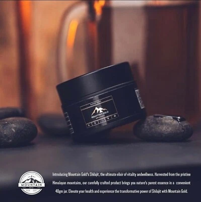 MOUNTAIN GOLD Integratore alimentare vegano biologico hilajit resina oro montagna 30 g