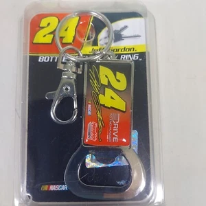Wincraft Jeff Gordon 24 NASCAR Bottle Opener Keychain Key Ring - Picture 1 of 3