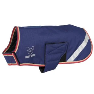 Shires Digby and Fox Waterproof Dog Coat - Indigo
