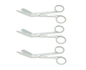 3 tijeras de vendaje Lister premium instrumento quirúrgico satinado de 5,5" acero inoxidable  - Imagen 1 de 3