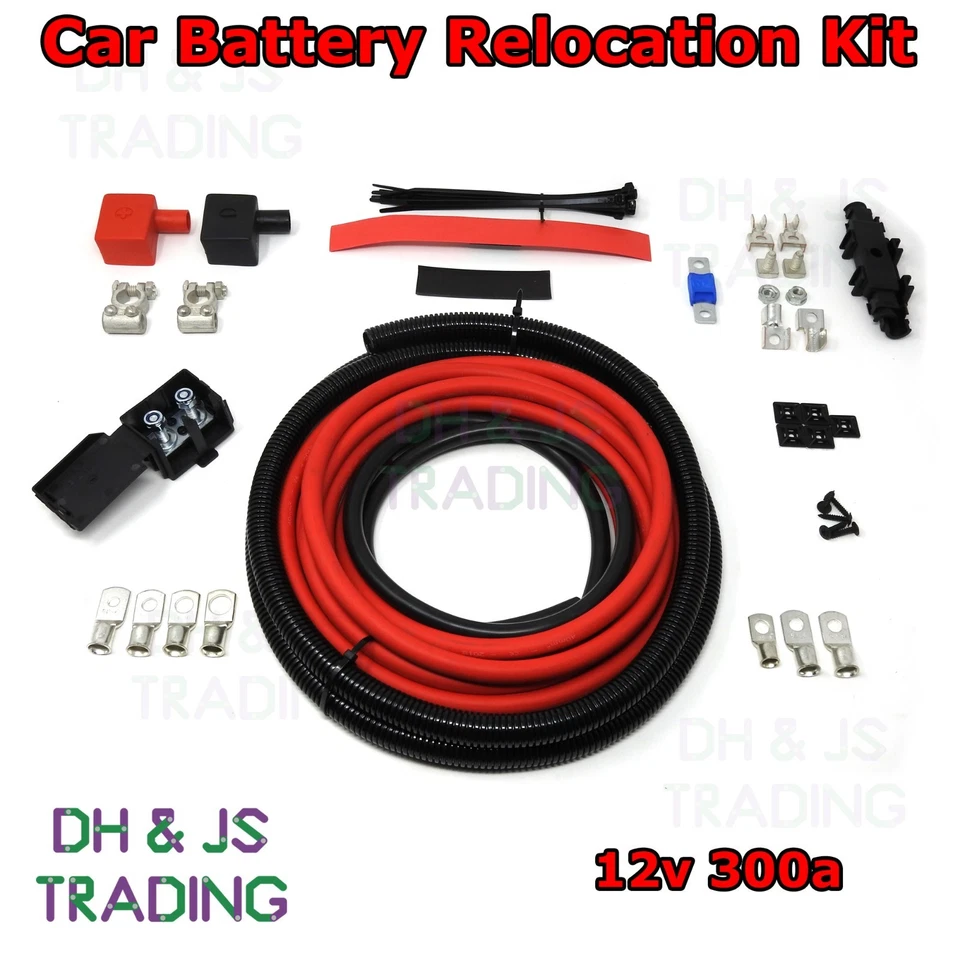 6M Car Battery Relocation Kit - Track Race Conversion Boot Racing 300a 12v - Image 1 of 1