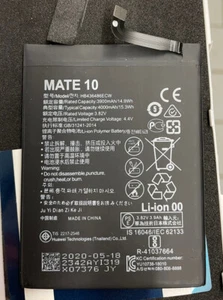NEW BATTERY FOR HUAWEI MATE 10 & MATE 10 PRO 4000mAh USA SELLER - Picture 1 of 2