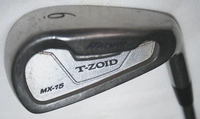 Mizuno T-Zoid MX-15 6 iron with True Temper Release regular flex steel shaft - Image 1 of 4