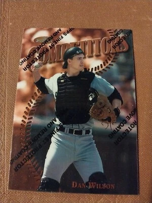 1997 DAN WILSON TOPPS FINEST COMPETITORS BASEBALL CARD #220 SEATTLE MARINERS  - Image 1 of 2