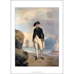 Captain Arthur Phillip NSW Portrait Art Print – Wheatley 1786 – 3 sizes Poster - Bild 1 von 4