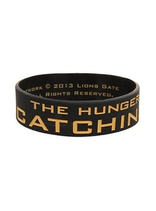 MOCKINGJAY SILICONE BRACELET Hunger Games Catching Fire NECA Rubber Wristband - Picture 1 of 4