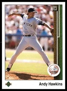 1989 Upper Deck #708 Andy Hawkins - Picture 1 of 2