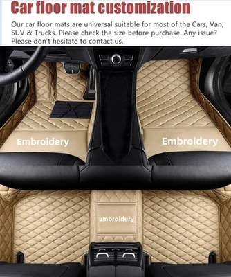 Car Floor Mats For Toyota Custom All Weather Waterproof Interior Carpets Liners - Image 1 of 4