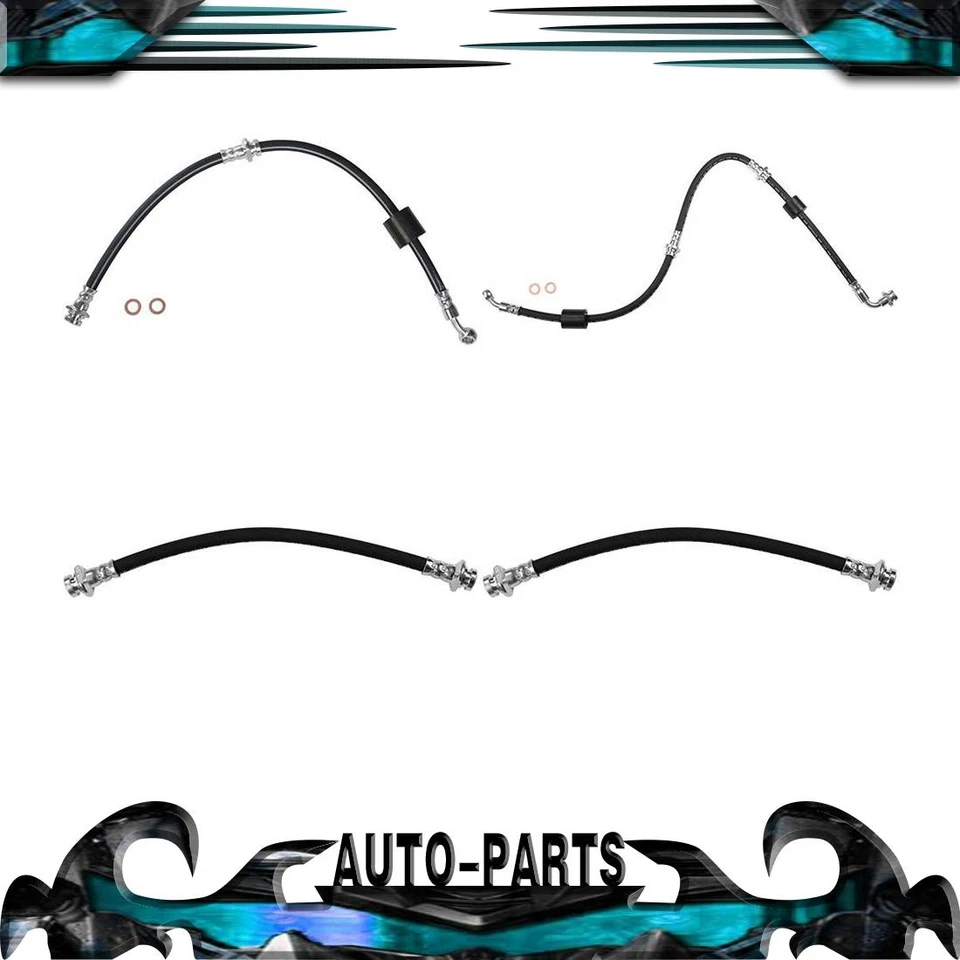 4X Manguera de línea de freno delantero trasero Sunsong para Suzuki Sidekick 1989 1990 1991 1992 19 Foto 1 de 4