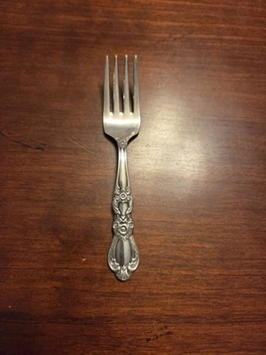 Tenedor de bebé Heritage Silverplate 1847 Rogers Bros International Silver IS Foto 1 de 4