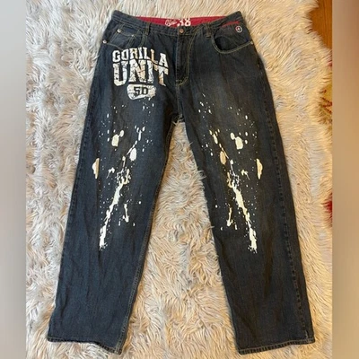 Y2K grunge skater g unit baggy jeans size 42 - Image 1 of 4