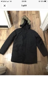 Boys  Stunning H&M Hooded Padded Black Warm Winter Coat, Aga: 13-14 Years - Picture 1 of 7