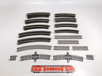 DK696-1# 44x Trix International H0 DC 2L Track 4204 4222 4224 4278 Etc Mint - Image 1 of 4