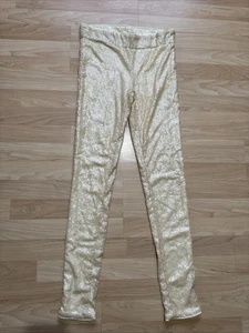 May & July Womens All Over Sequins Stretch Pull On Pants S Elastic Waist - Picture 1 of 8