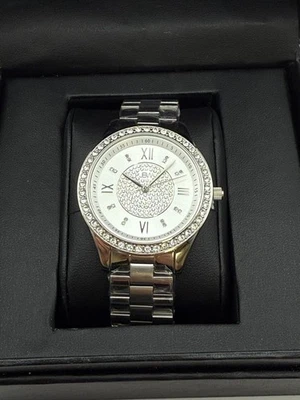 Reloj de cuarzo JBW Mondrian de acero inoxidable con diamantes J6303A - TOTALMENTE NUEVO Foto 1 de 4