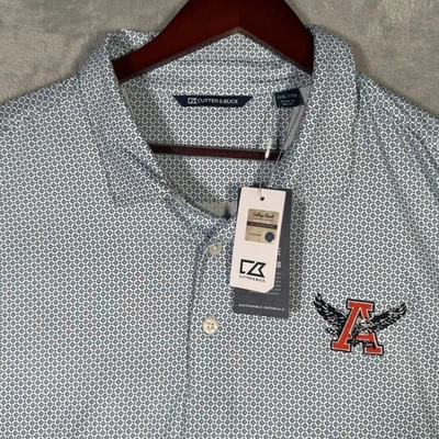 Camisa polo Auburn Tigers para hombre XXXL azul cortador y Buck War Flying A Eagle Foto 1 de 4