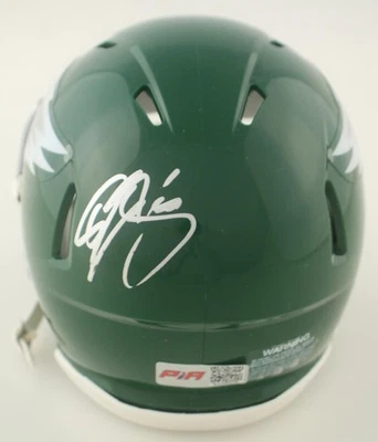 Мини-шлем с автографом Донована Макнабба Eagles Throwback Speed (PIA) - Изображение 1 из 3