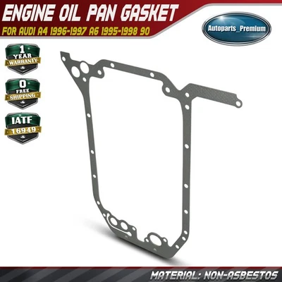 Junta superior del cárter de aceite del motor para Audi A4 1996 1997 A6 1995-1997 90 Quattro 93-95 Foto 1 de 4