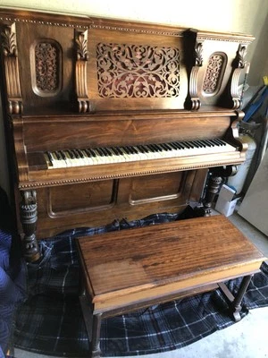 Mathushek Piano Antique Late 1800’s - Image 1 of 4