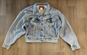 Vintage Levis WPL-423 Original Trucker Denim Jacket Ladies size S - Made In USA - Picture 1 of 4