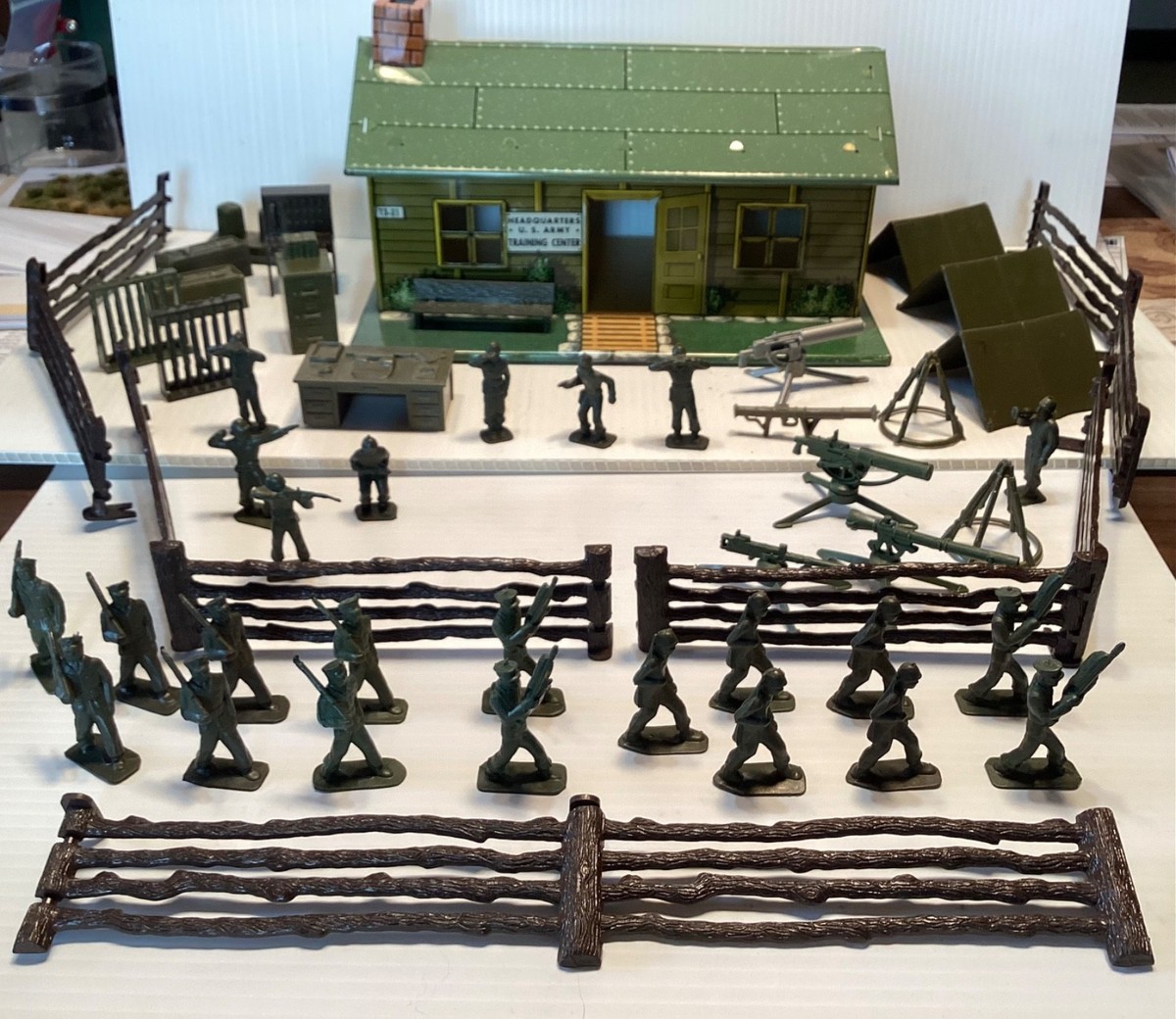 在庫あり】 marx toy ブリキ陸軍トレーニングセンター1950〜60年
