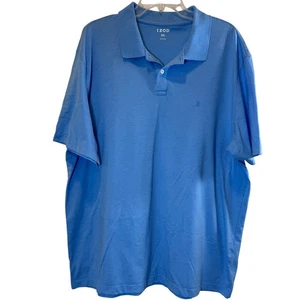 IZOD XXL Mens Light Blue Polo Shirt Golf Casual Classic - Picture 1 of 6