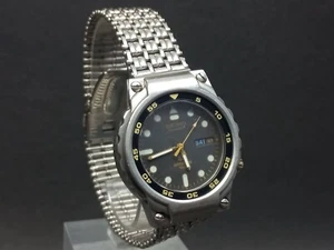 Vintage Wrist Watch Seiko Sports 150,Seiko 5H23-6370 Japan Quartz Watch - Picture 1 of 10