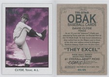 2010 TRISTAR Obak Green /25 David Clyde #31